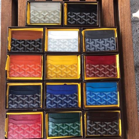 Goyard cardholders & colors .